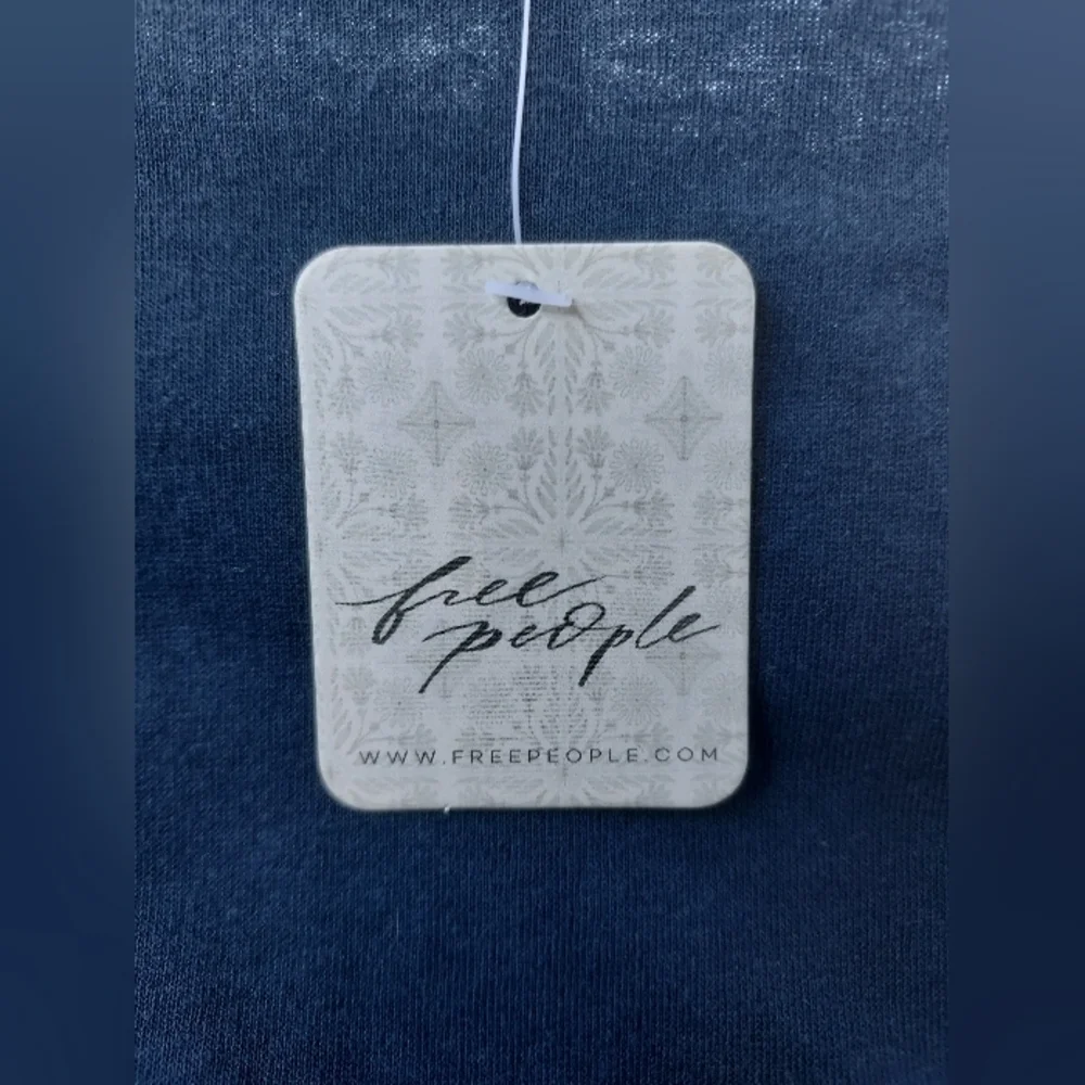 Free People Dark Teal Long Sleeve Sequin Top - Picture 3 of 11